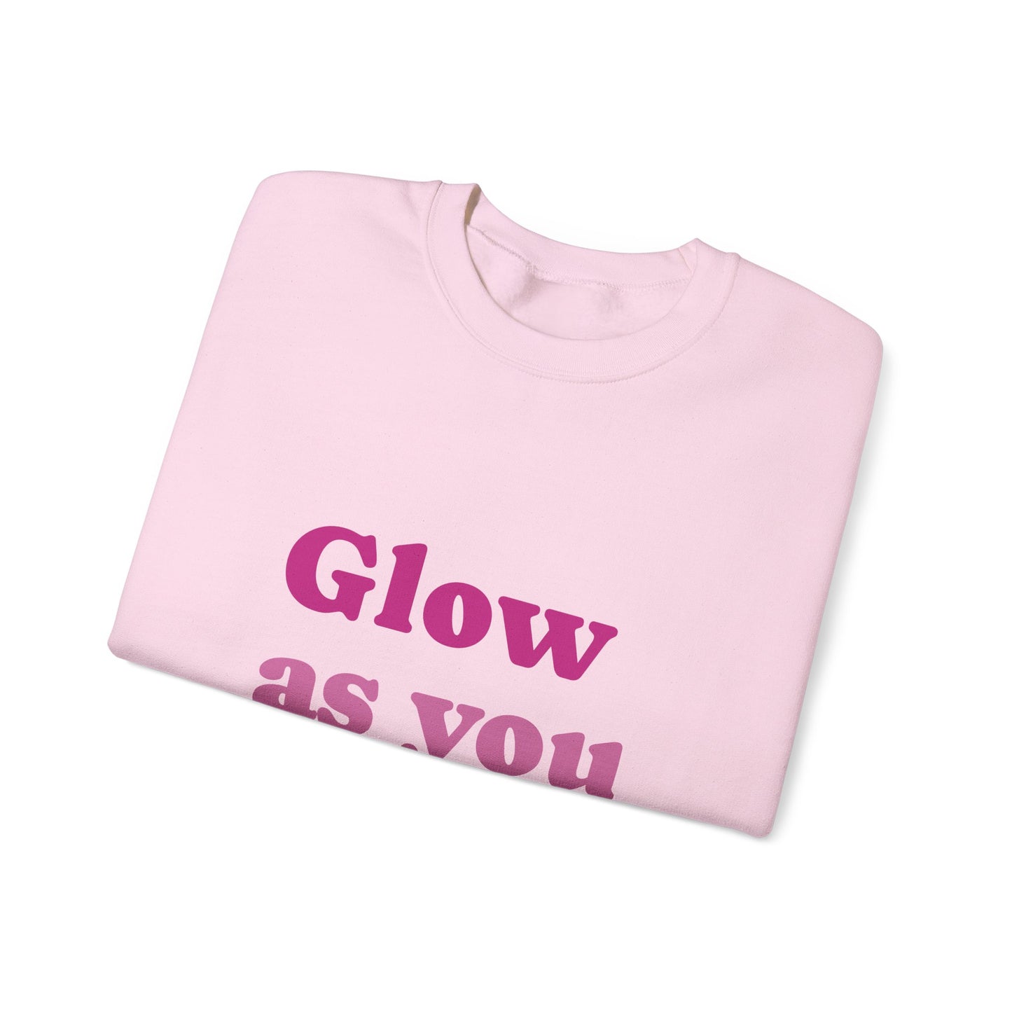"Glow As You Grow" Unisex Heavy Blend™ Crewneck Sweatshirt
