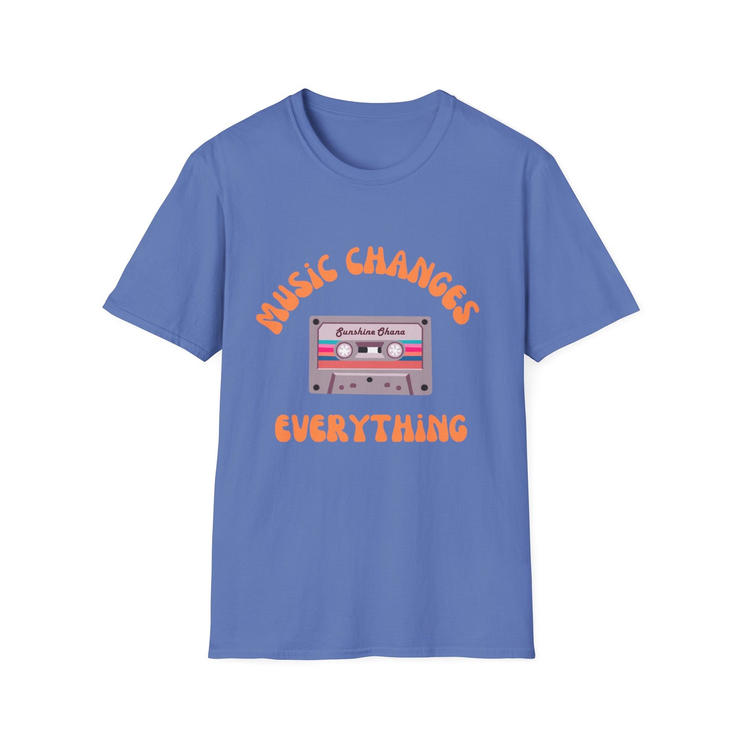 "Music Changes Everything" Unisex Softstyle T-Shirt