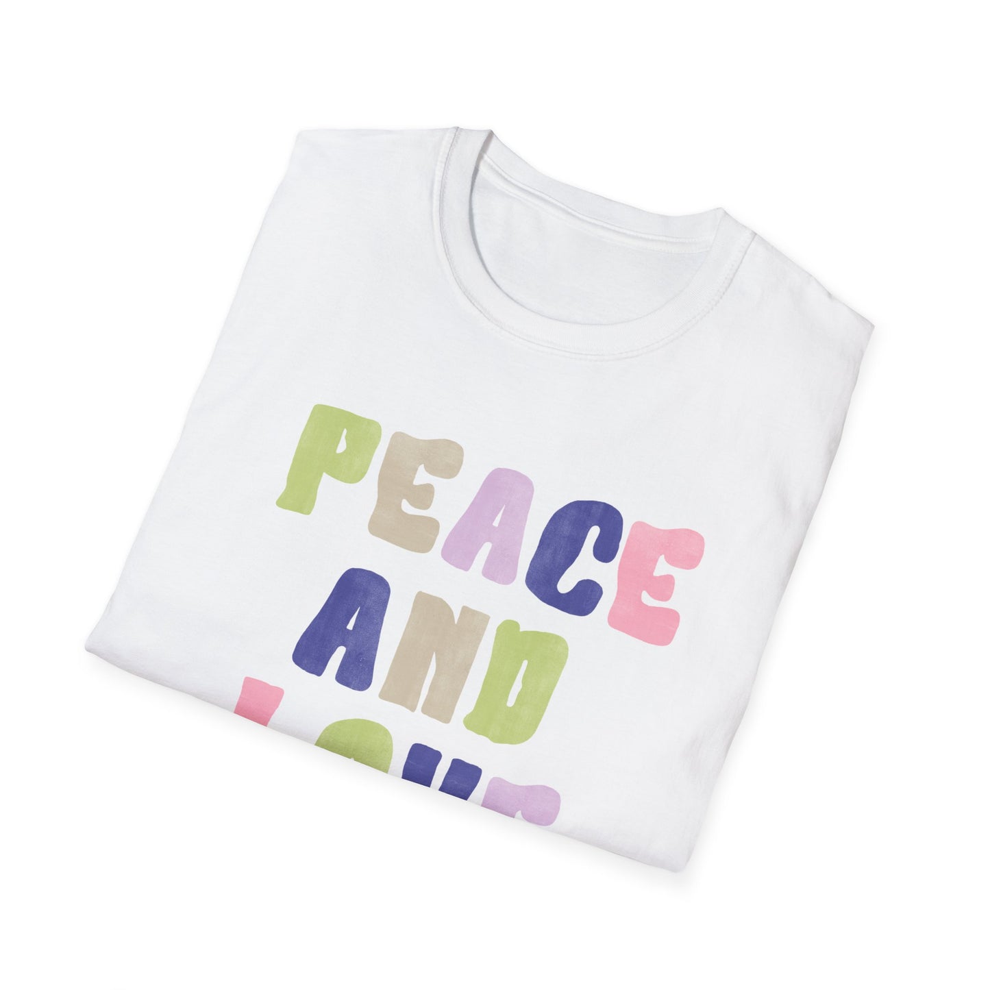 Peace and love Unisex Soft style T-Shirt