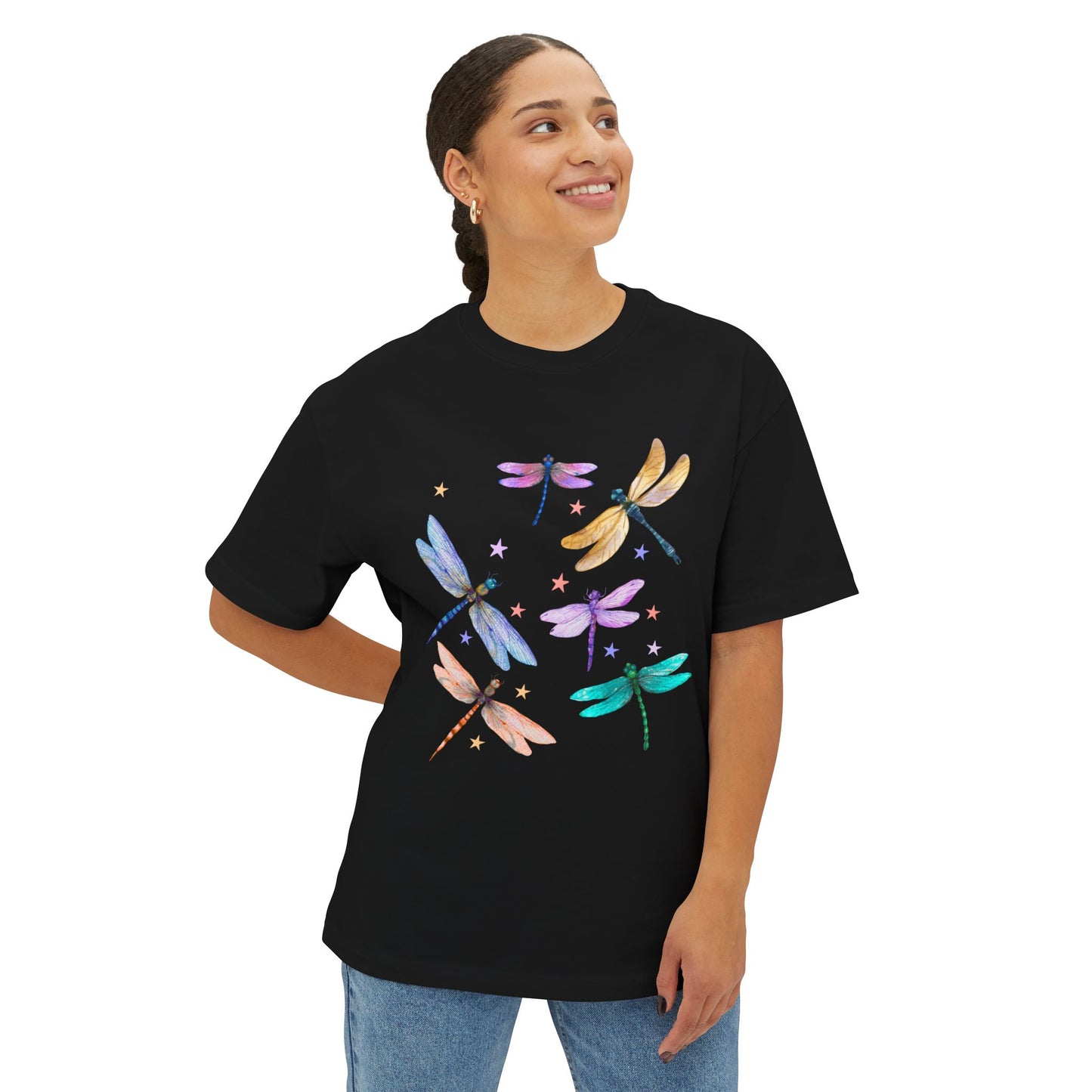 Dragonfly Unisex Oversized Boxy Tee