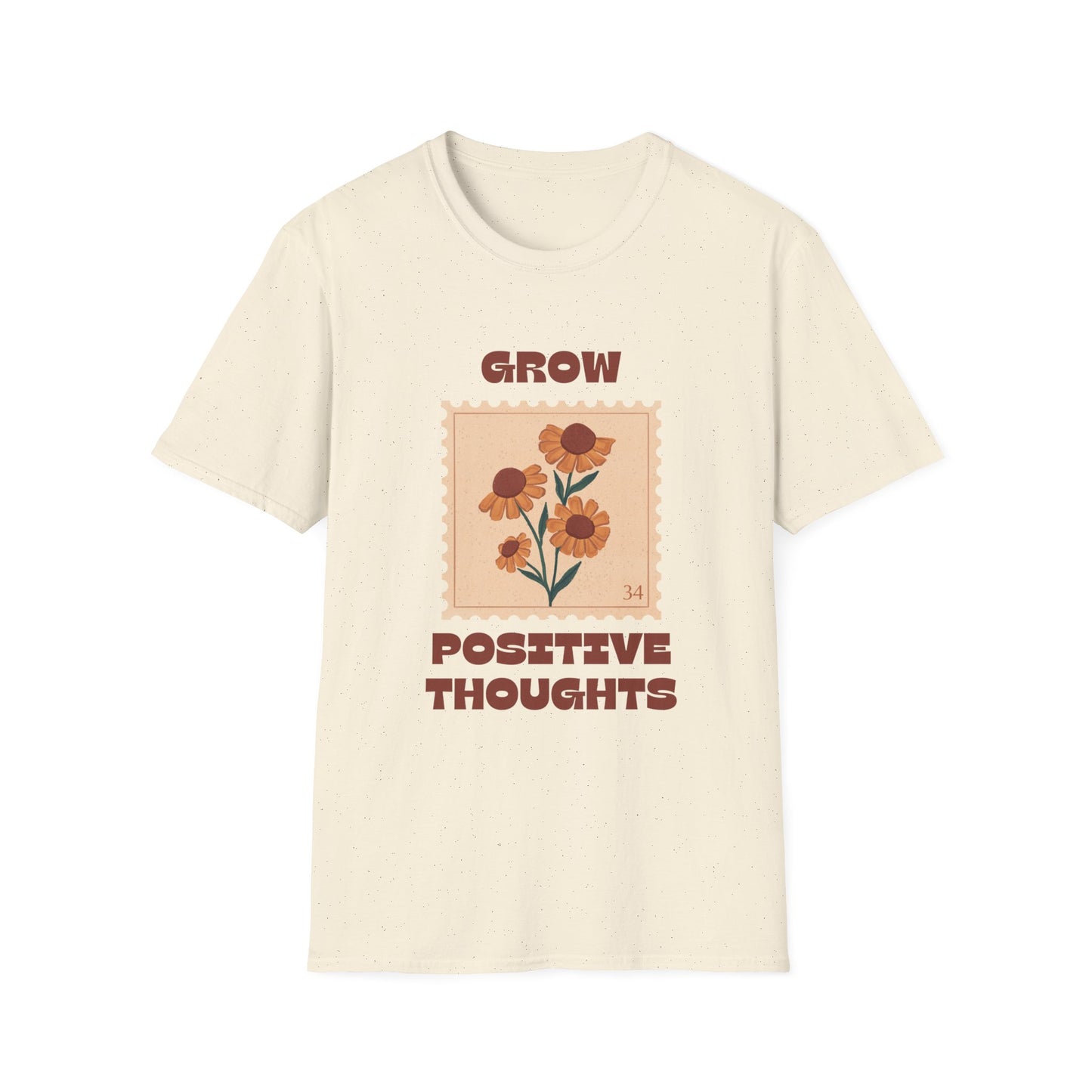 Grow Positive Thoughts Unisex Soft style T-Shirt
