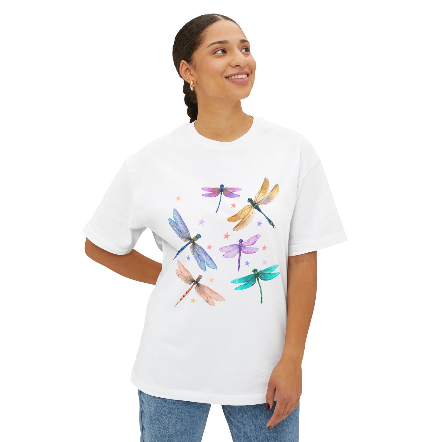 Dragonfly Unisex Oversized Boxy Tee