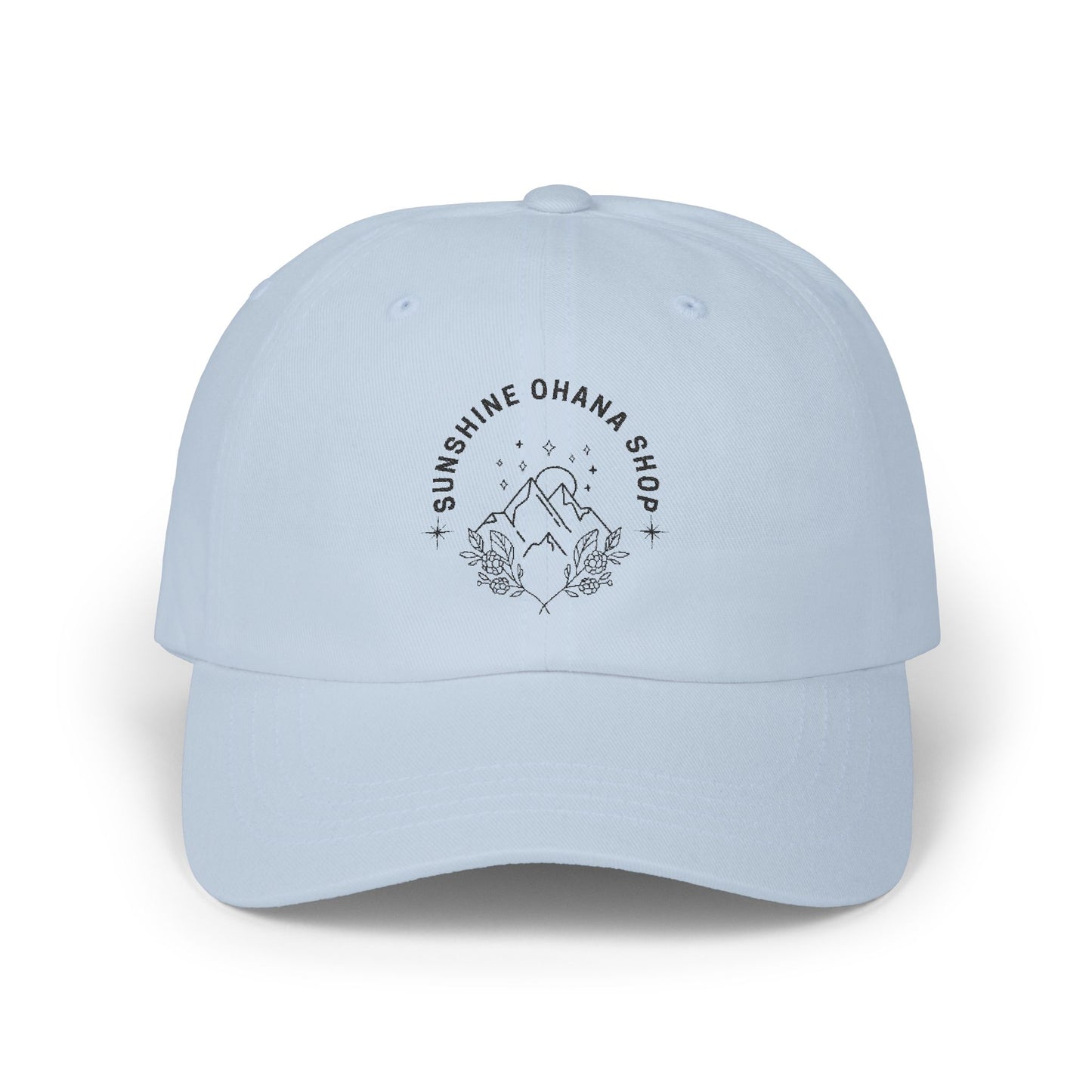 Classic Dad Cap "Sunshine Ohana Shop" Embroidered