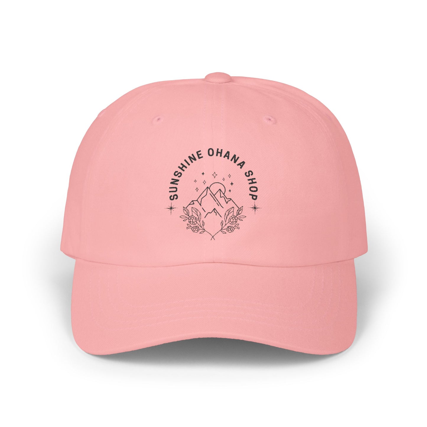 Classic Dad Cap "Sunshine Ohana Shop" Embroidered