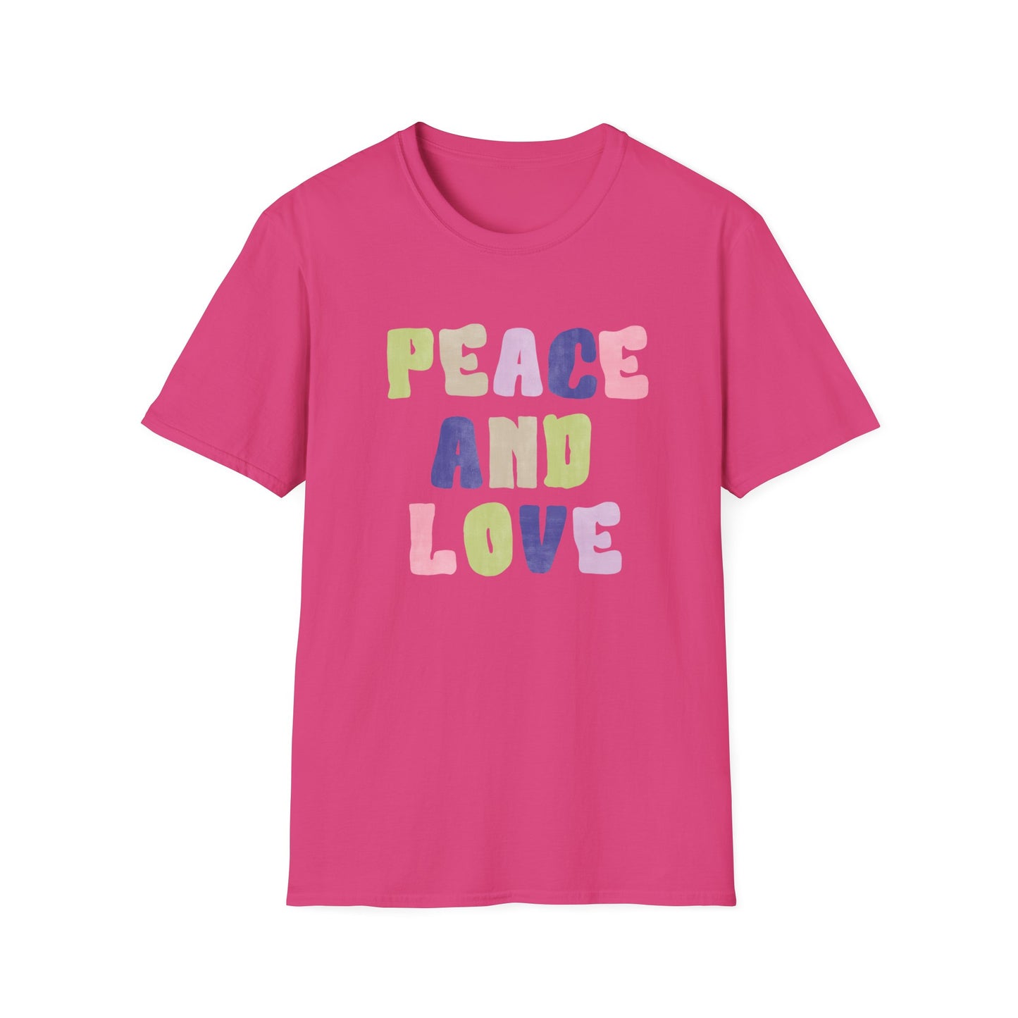 Peace and love Unisex Soft style T-Shirt