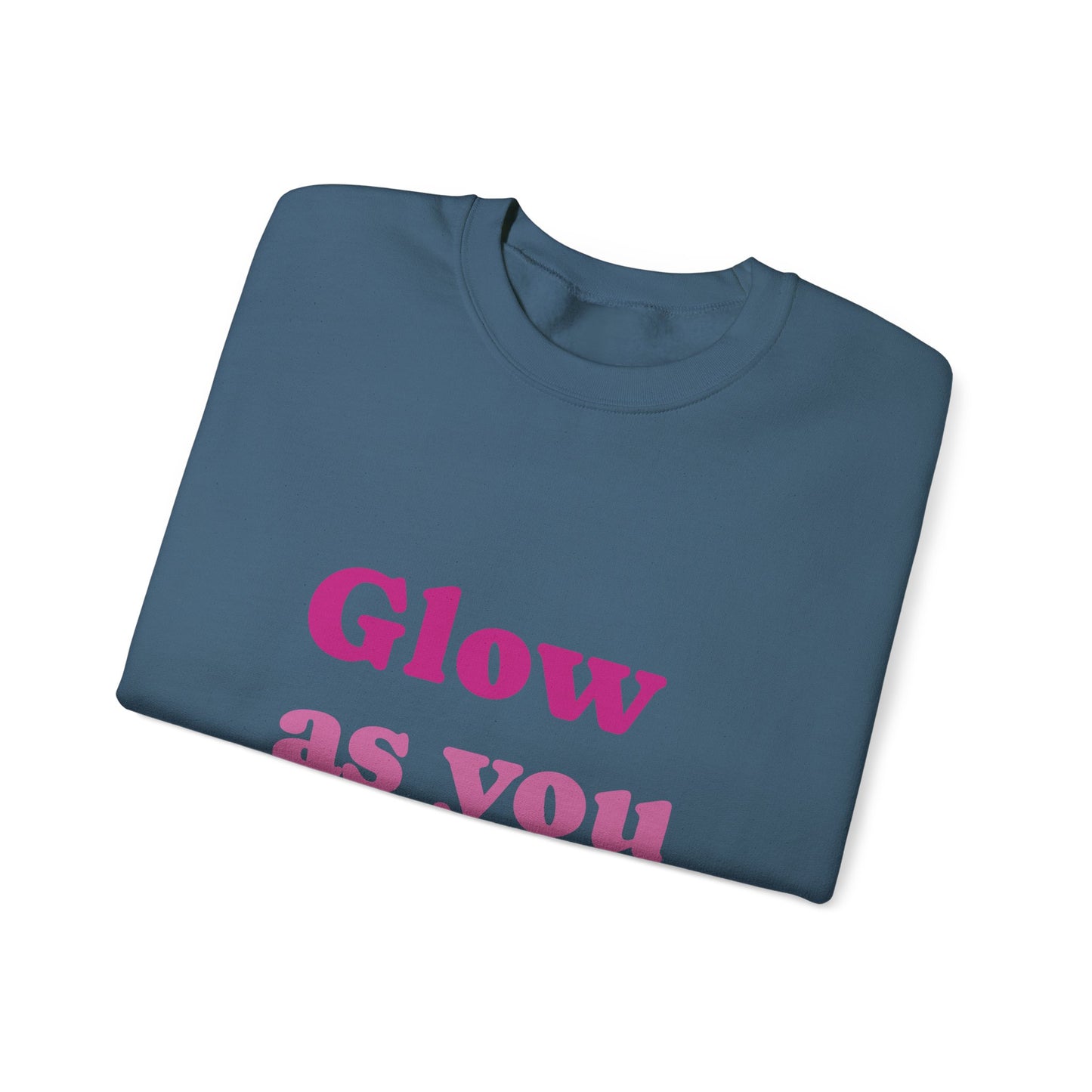 "Glow As You Grow" Unisex Heavy Blend™ Crewneck Sweatshirt