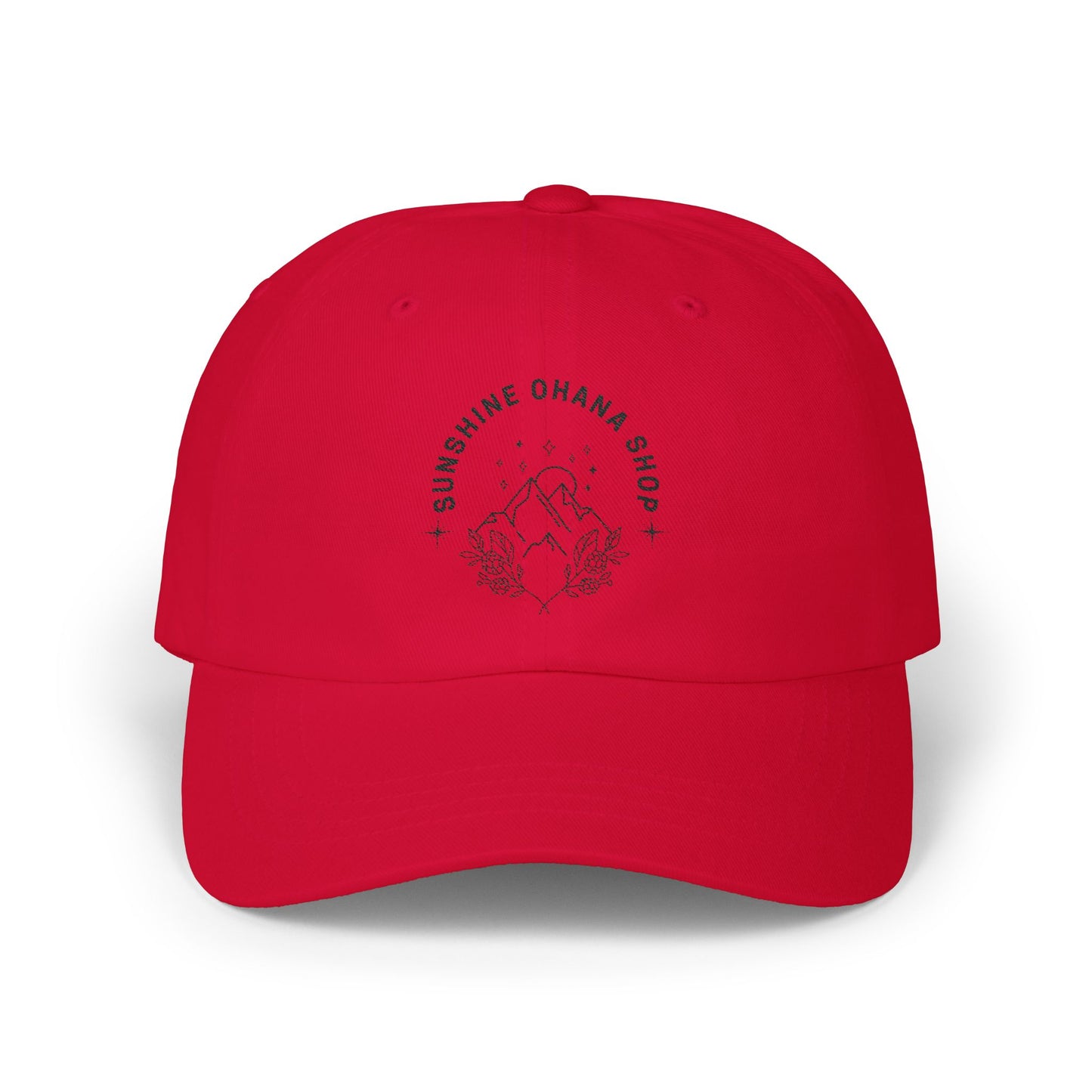 Classic Dad Cap "Sunshine Ohana Shop" Embroidered