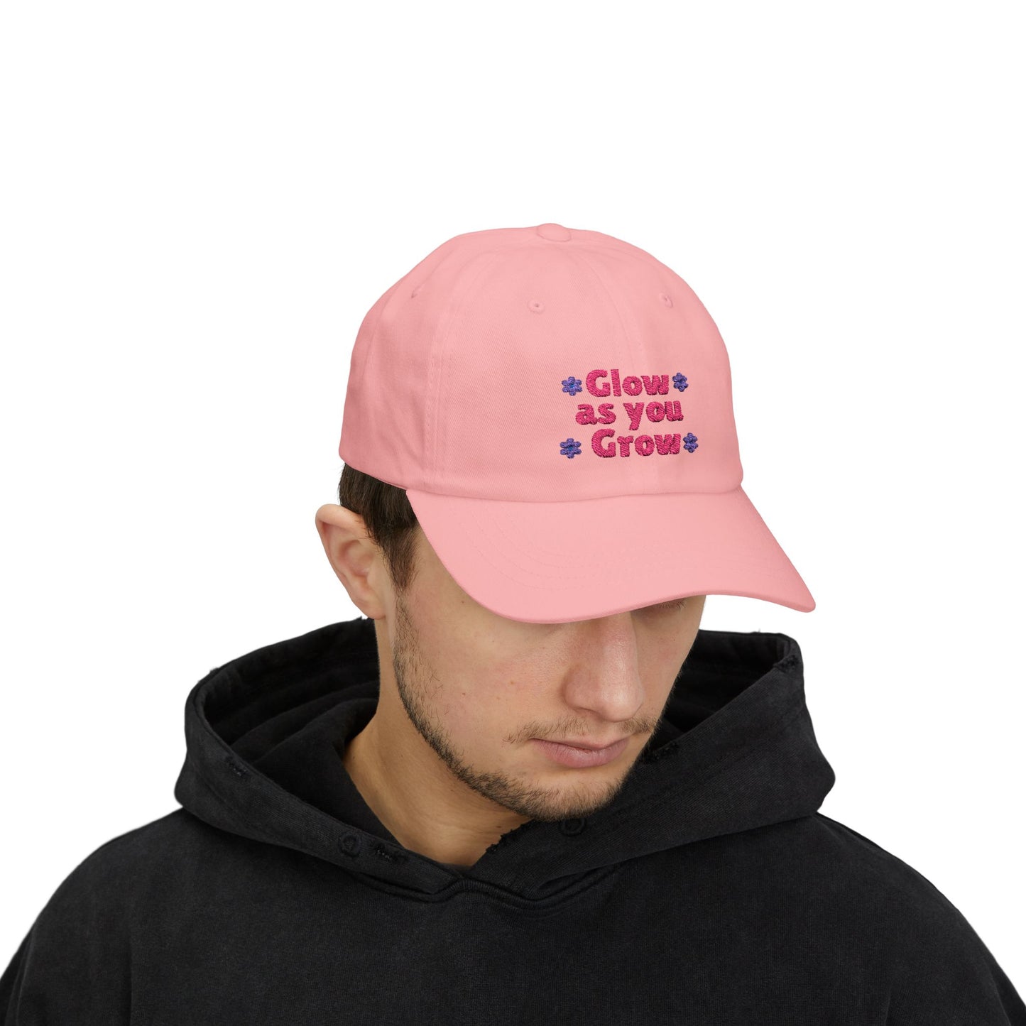 "Glow as You Grow" Embroidered Classic Dad Cap