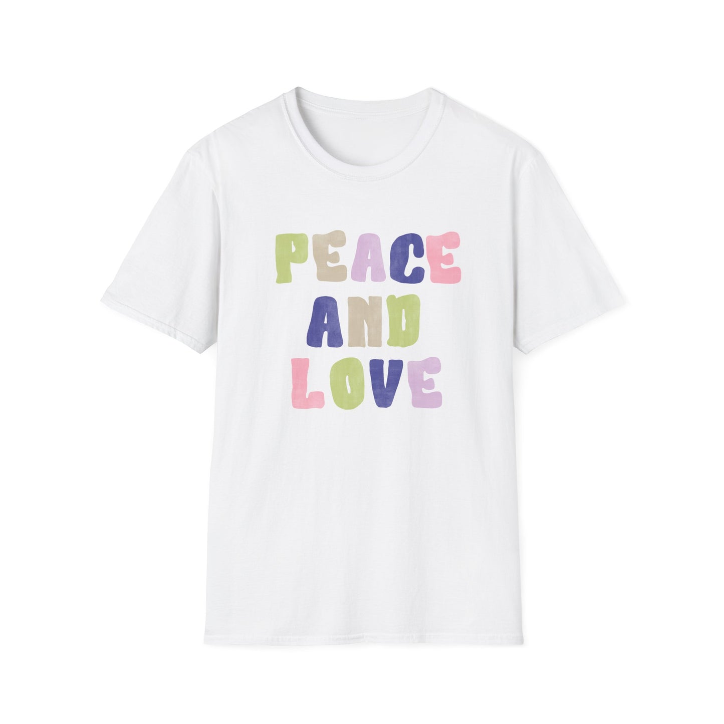 Peace and love Unisex Soft style T-Shirt