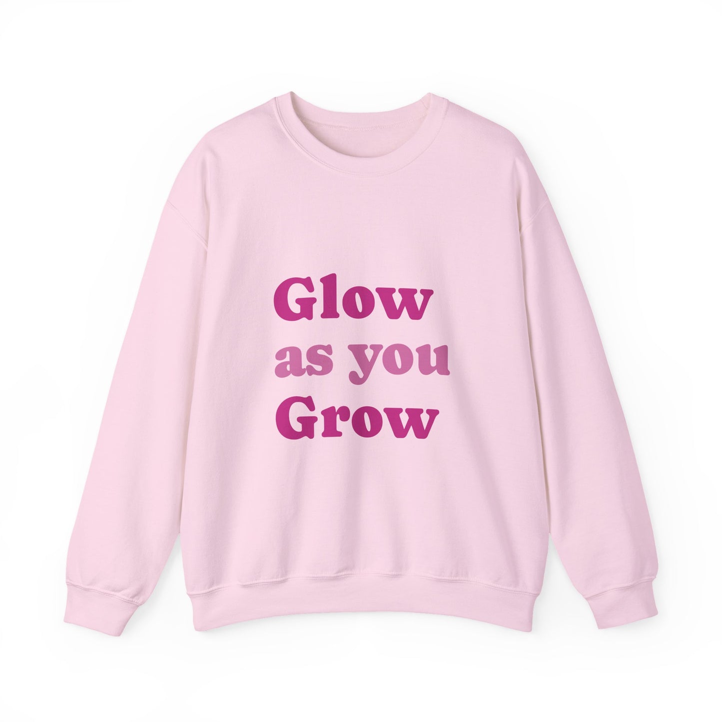 "Glow As You Grow" Unisex Heavy Blend™ Crewneck Sweatshirt