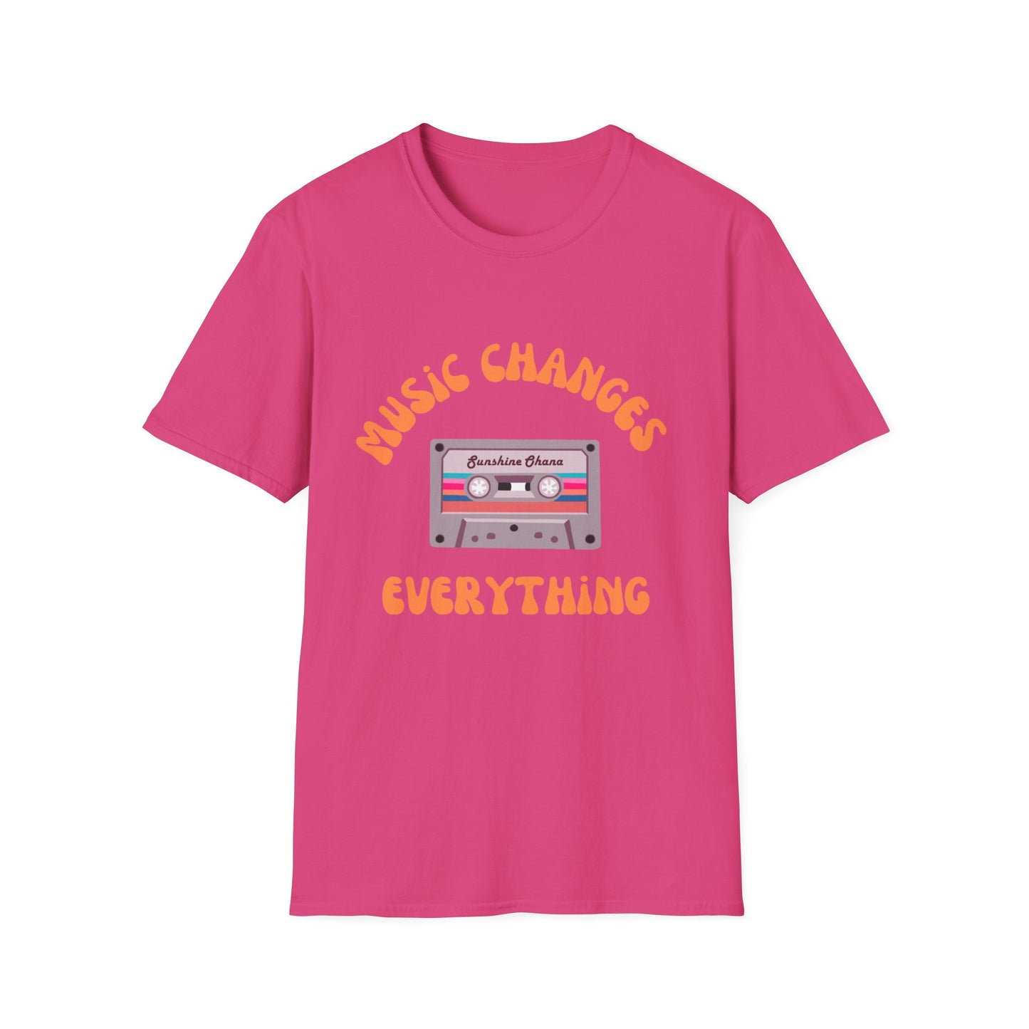 "Music Changes Everything" Unisex Softstyle T-Shirt