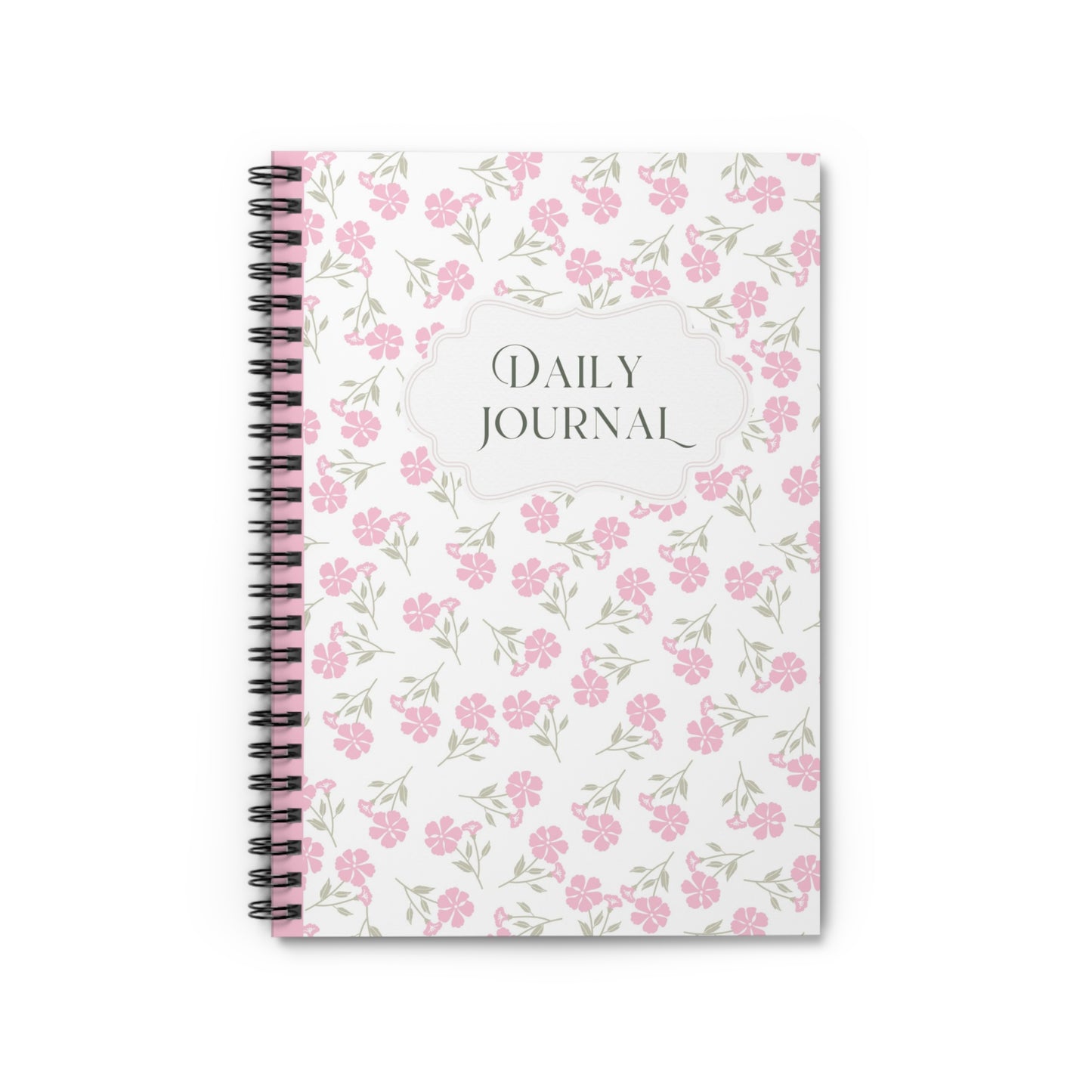 Floral Daily Journal Notebook | Spiral Bound