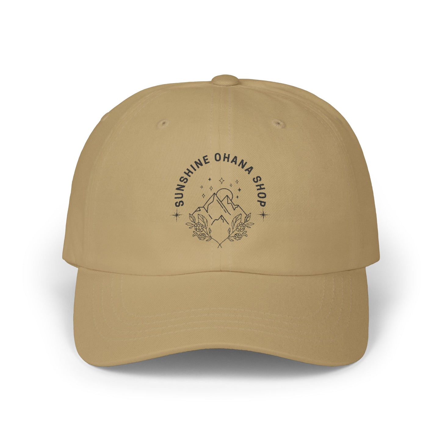 Classic Dad Cap "Sunshine Ohana Shop" Embroidered