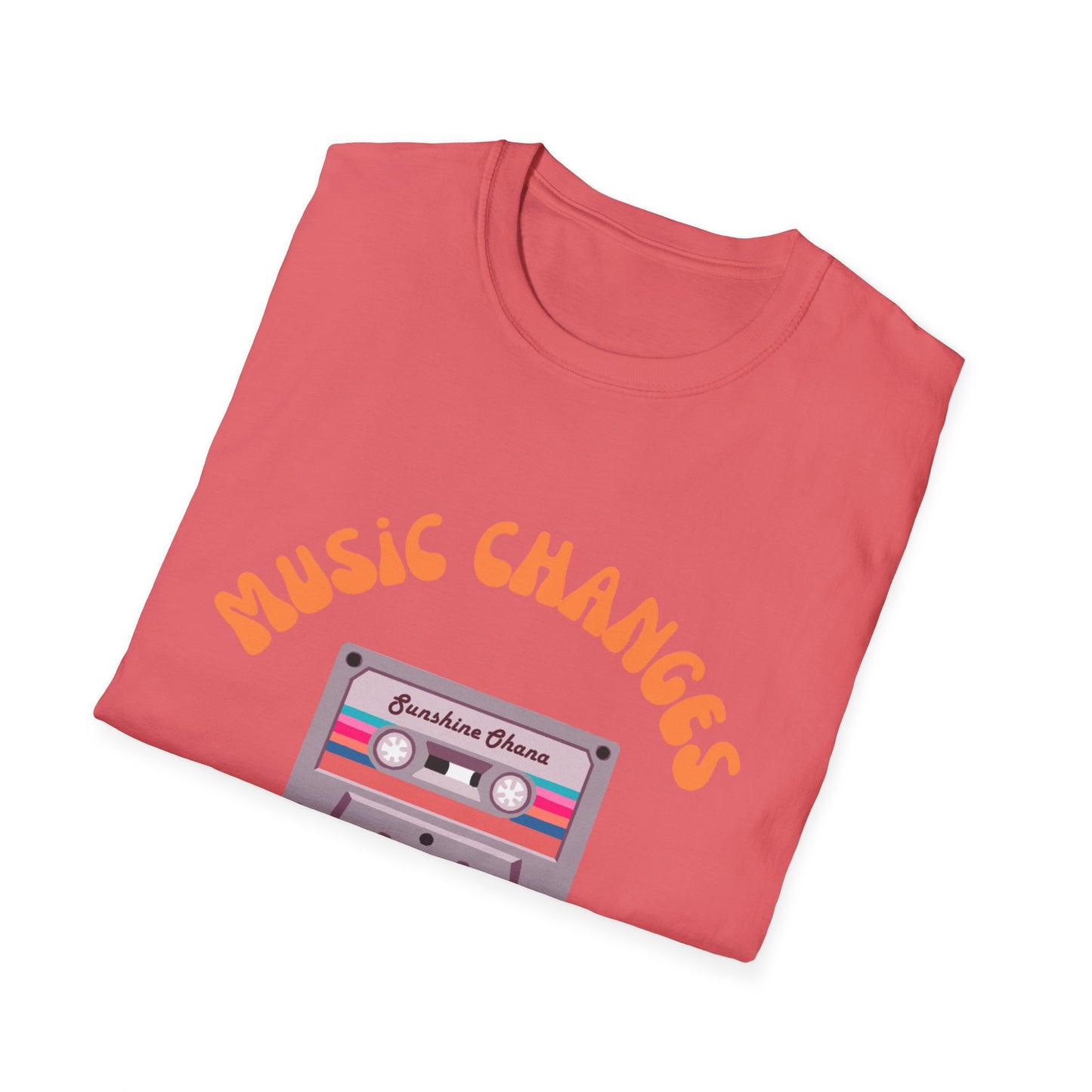 "Music Changes Everything" Unisex Softstyle T-Shirt