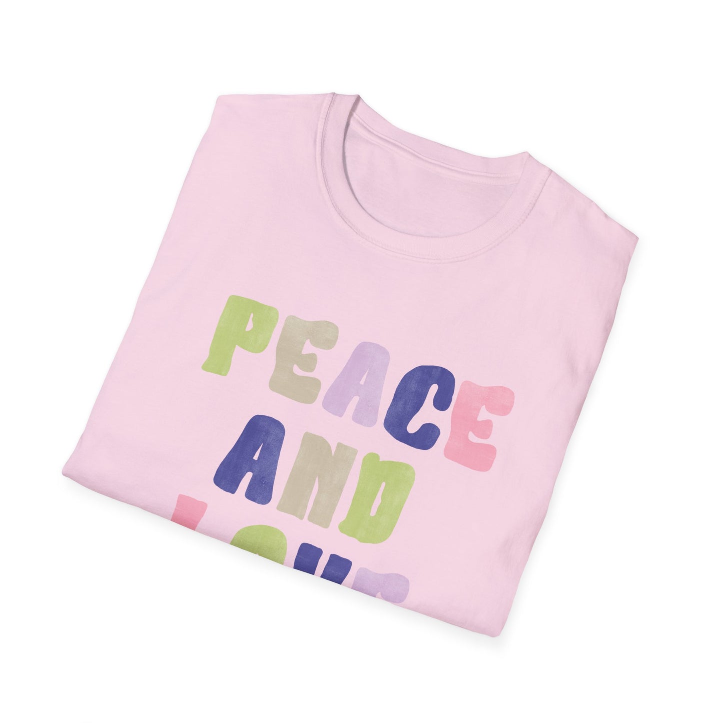 Peace and love Unisex Soft style T-Shirt