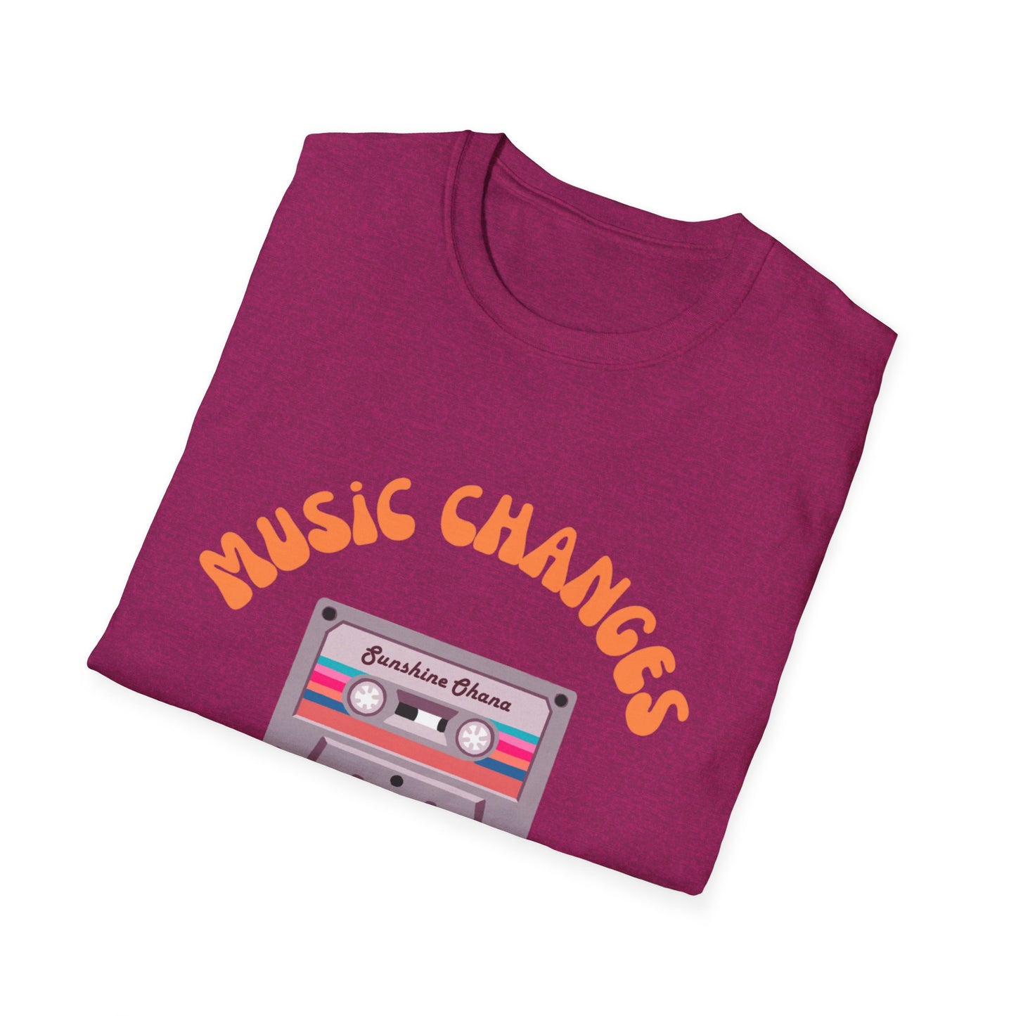 "Music Changes Everything" Unisex Softstyle T-Shirt