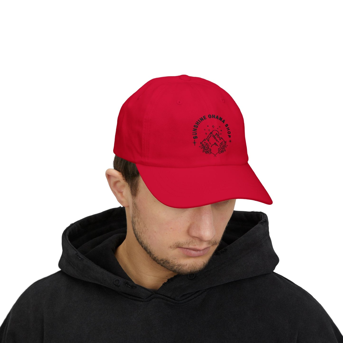 Classic Dad Cap "Sunshine Ohana Shop" Embroidered