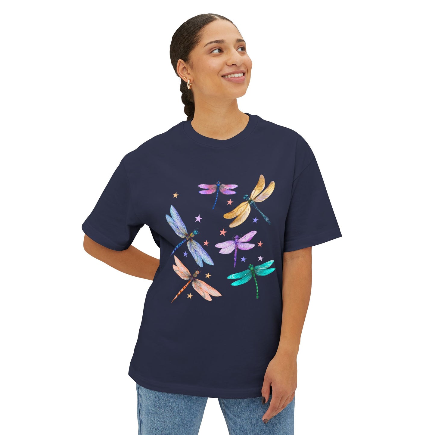 Dragonfly Unisex Oversized Boxy Tee