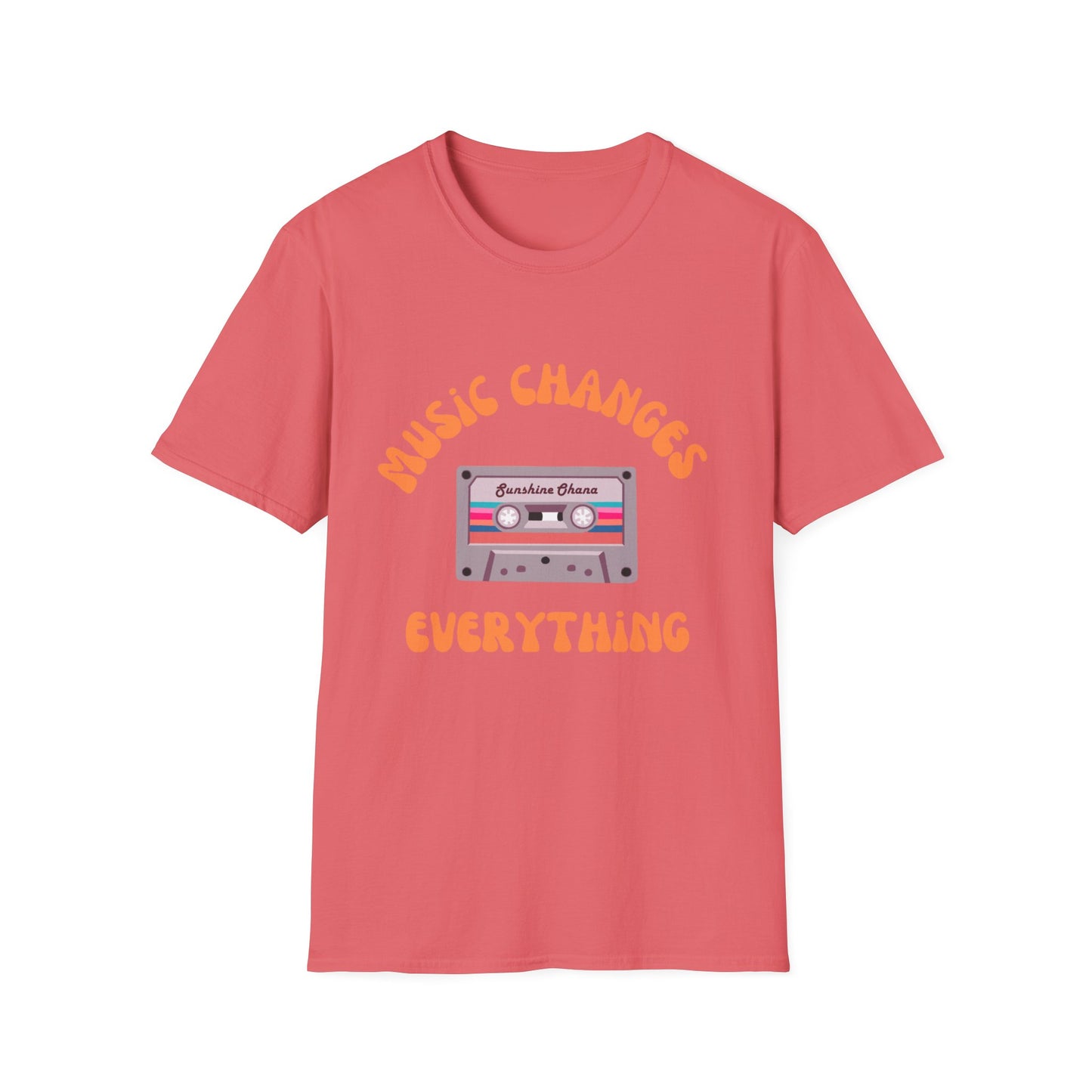 "Music Changes Everything" Unisex Softstyle T-Shirt