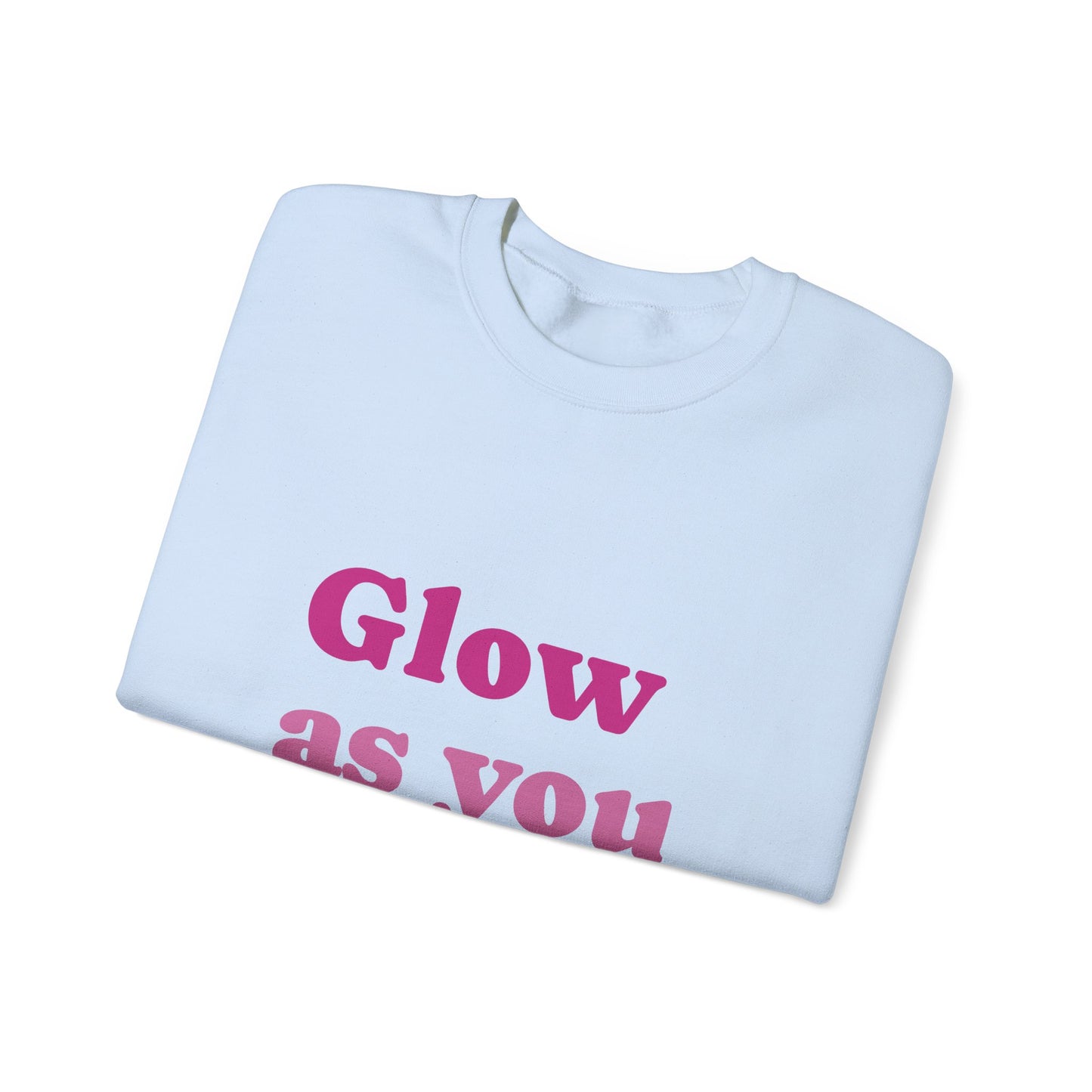 "Glow As You Grow" Unisex Heavy Blend™ Crewneck Sweatshirt