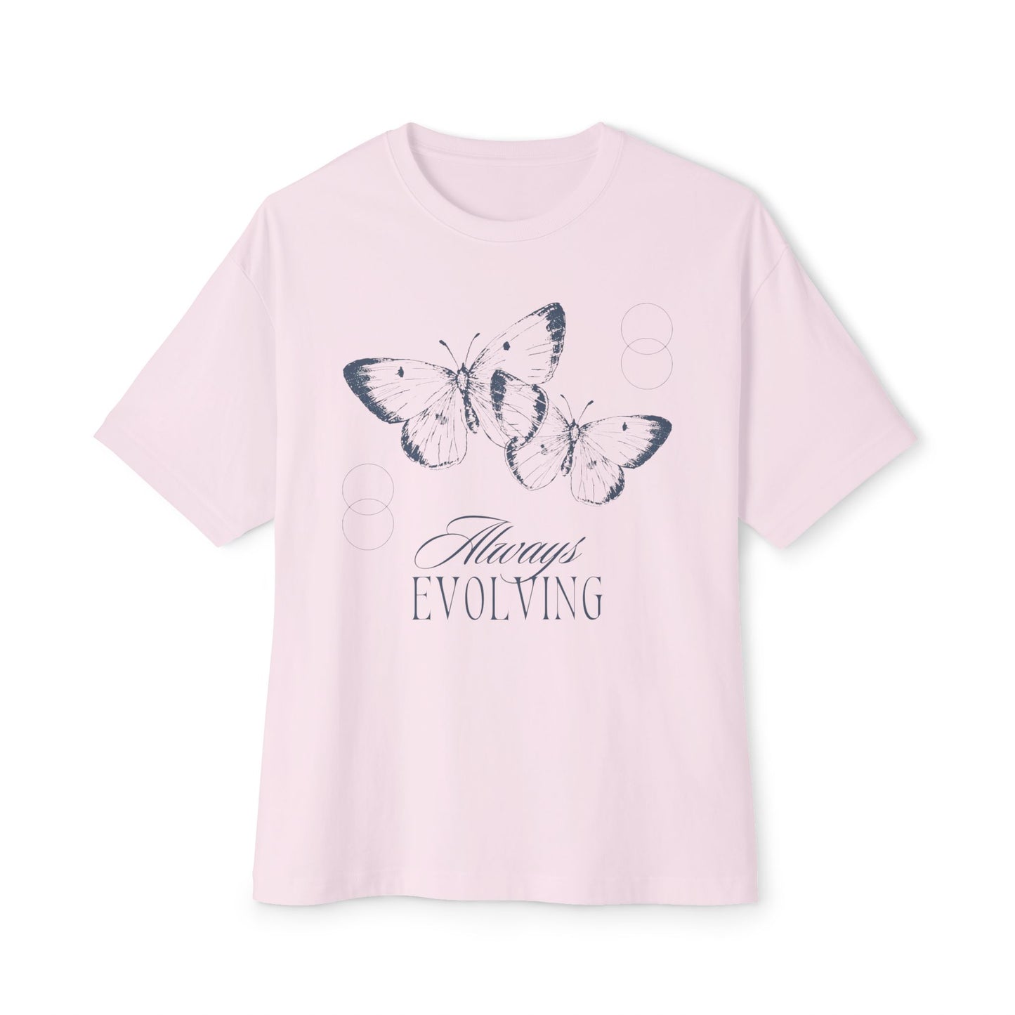 "Always Evolving" Unisex Oversized Boxy Tee