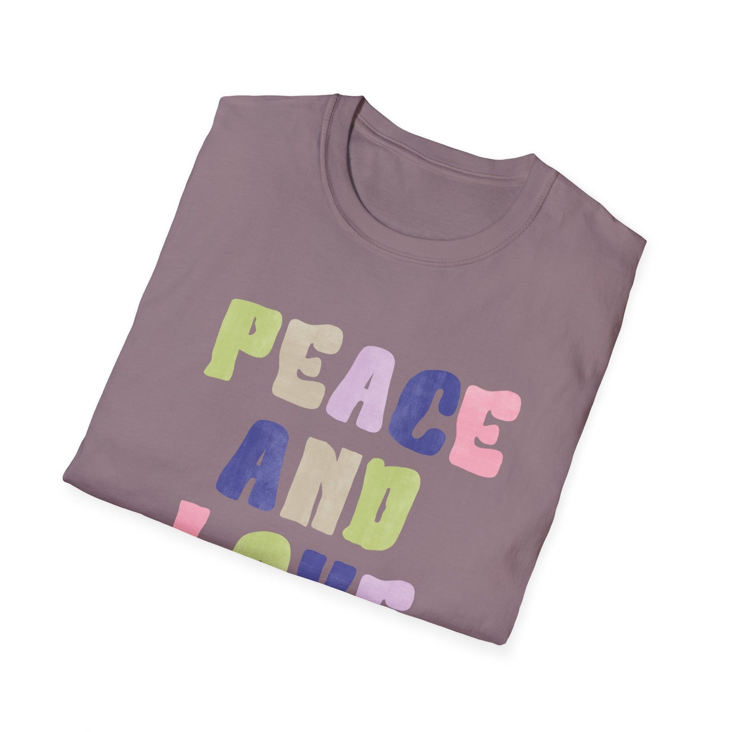 Peace and love Unisex Soft style T-Shirt