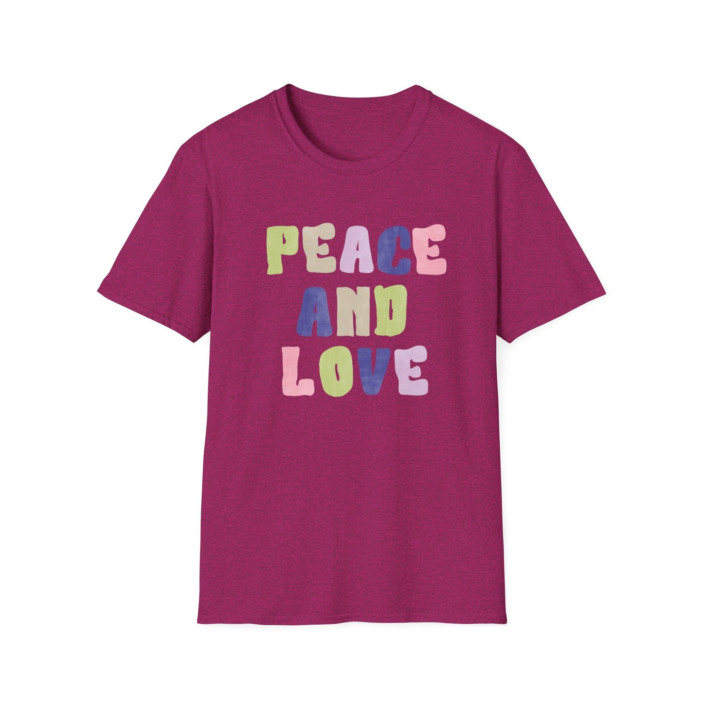 Peace and love Unisex Soft style T-Shirt
