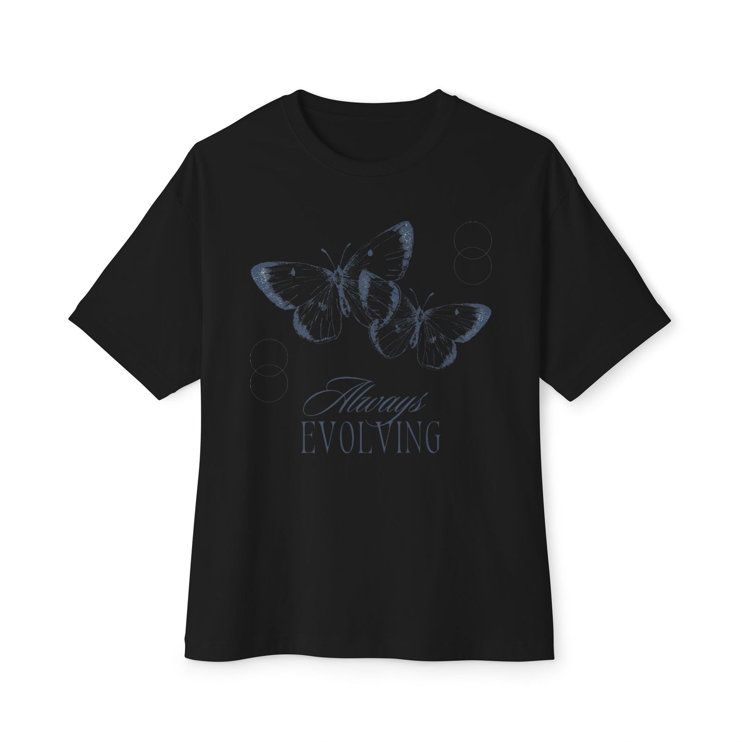 "Always Evolving" Unisex Oversized Boxy Tee
