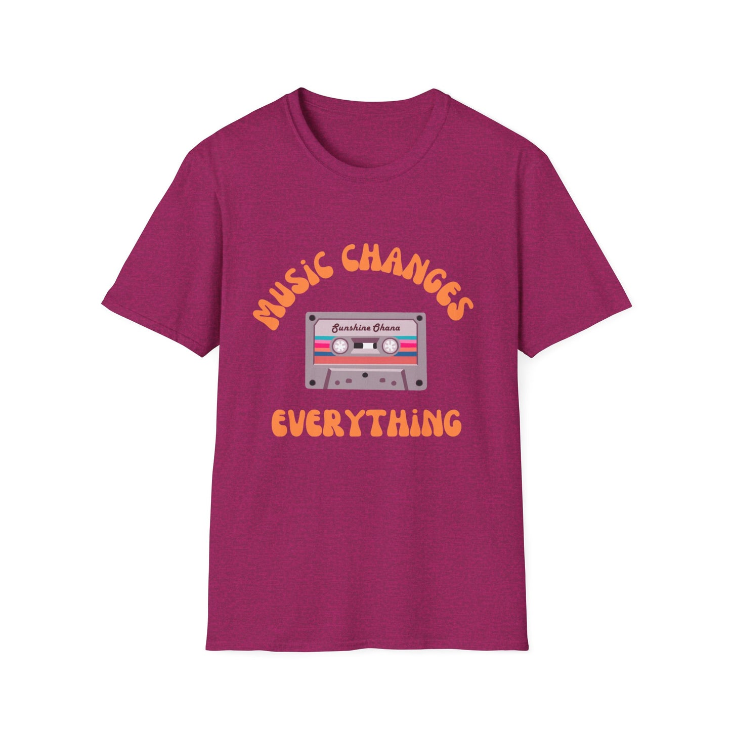 "Music Changes Everything" Unisex Softstyle T-Shirt