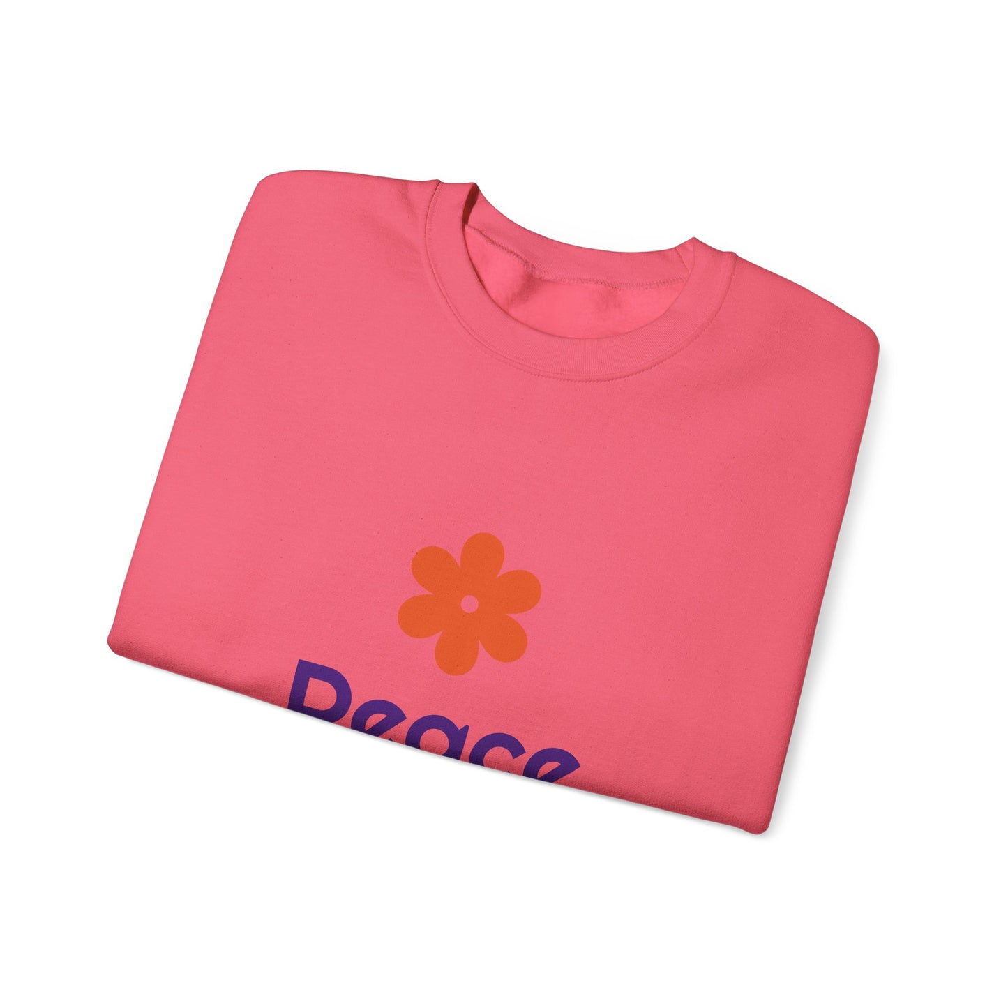 "Peace & Love" Unisex Heavy Blend™ Crewneck Sweatshirt