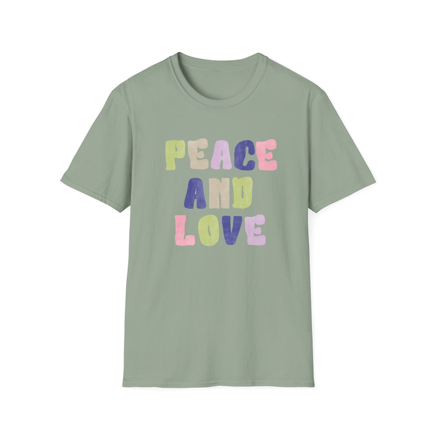 Peace and love Unisex Soft style T-Shirt