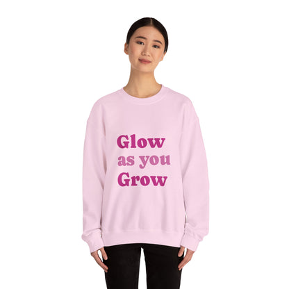 "Glow As You Grow" Unisex Heavy Blend™ Crewneck Sweatshirt