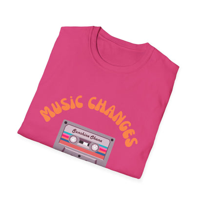 "Music Changes Everything" Unisex Softstyle T-Shirt