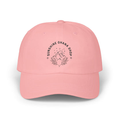 Classic Dad Cap "Sunshine Ohana Shop" Embroidered