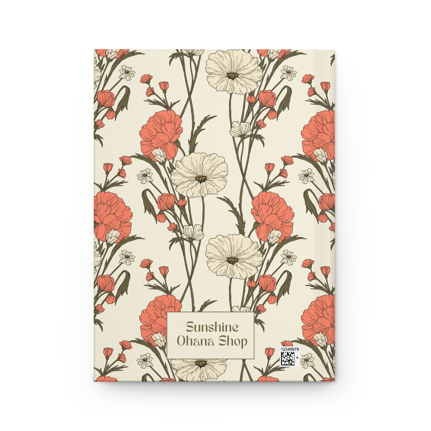 Floral Hardcover Journal