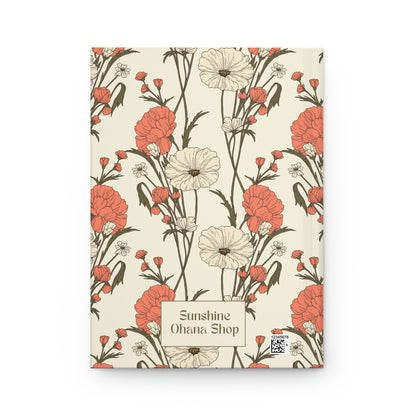 Floral Hardcover Journal