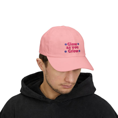 "Glow as You Grow" Embroidered Classic Dad Cap