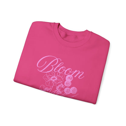 "Bloom Where You Are Planted" Unisex Heavy Blend™ Crewneck Sweatshirt