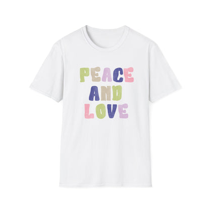Peace and love Unisex Soft style T-Shirt