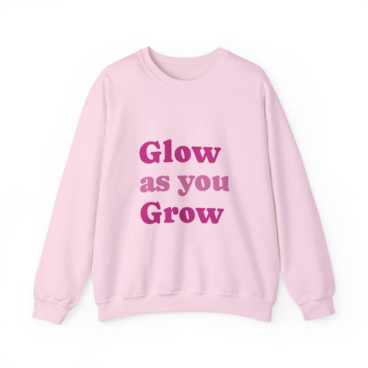 "Glow As You Grow" Unisex Heavy Blend™ Crewneck Sweatshirt