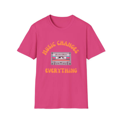 "Music Changes Everything" Unisex Softstyle T-Shirt