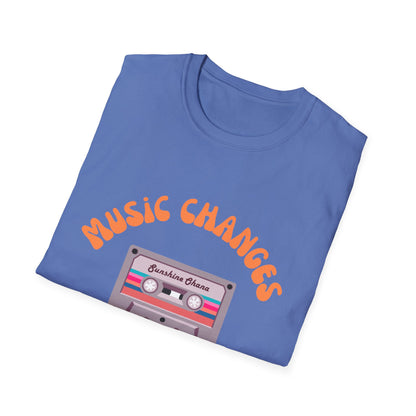 "Music Changes Everything" Unisex Softstyle T-Shirt