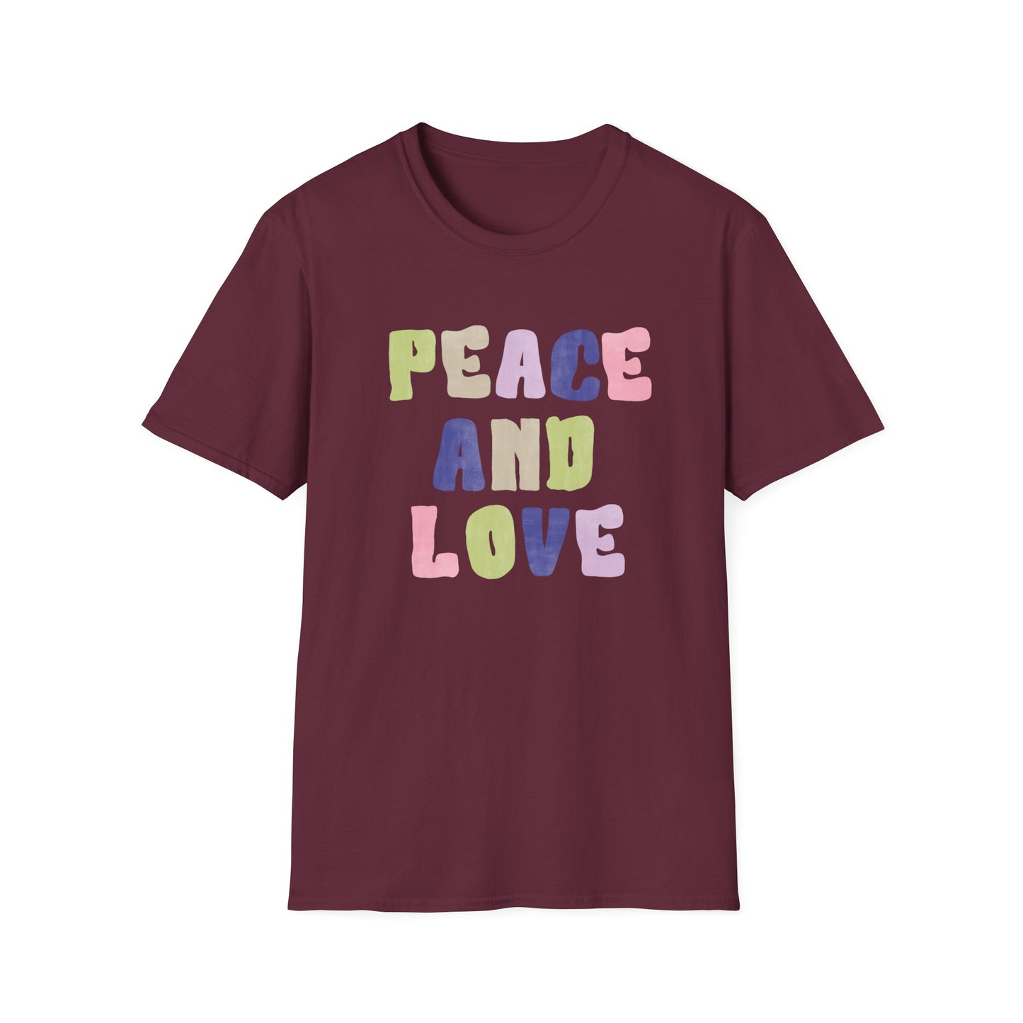 Peace and love Unisex Soft style T-Shirt