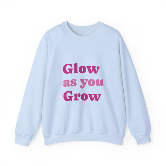 "Glow As You Grow" Unisex Heavy Blend™ Crewneck Sweatshirt