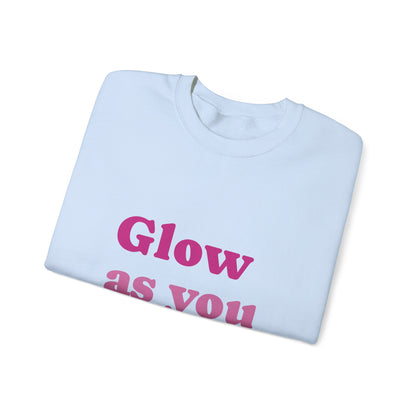 "Glow As You Grow" Unisex Heavy Blend™ Crewneck Sweatshirt