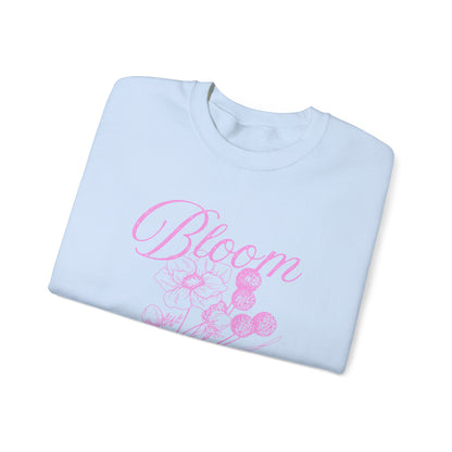 "Bloom Where You Are Planted" Unisex Heavy Blend™ Crewneck Sweatshirt