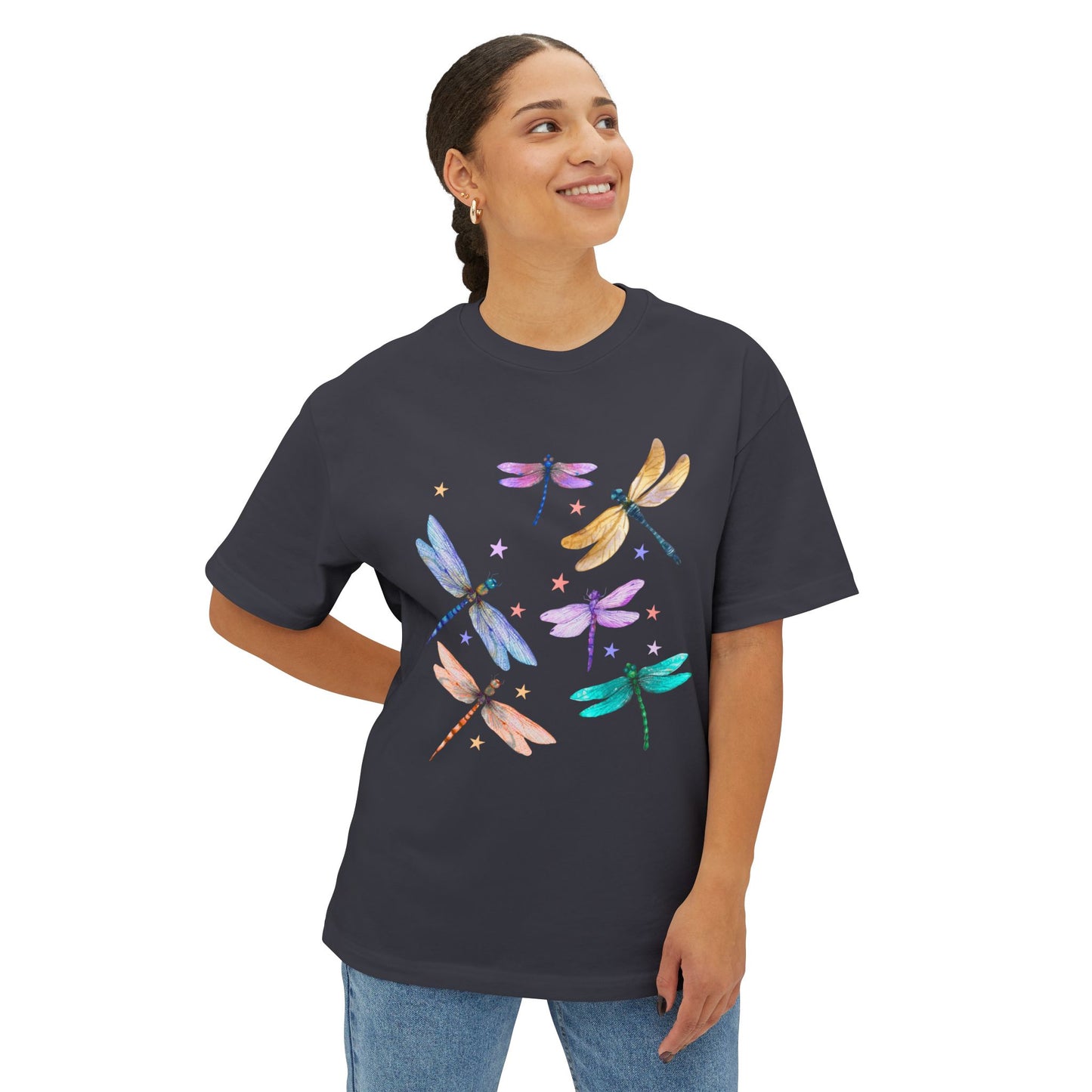 Dragonfly Unisex Oversized Boxy Tee